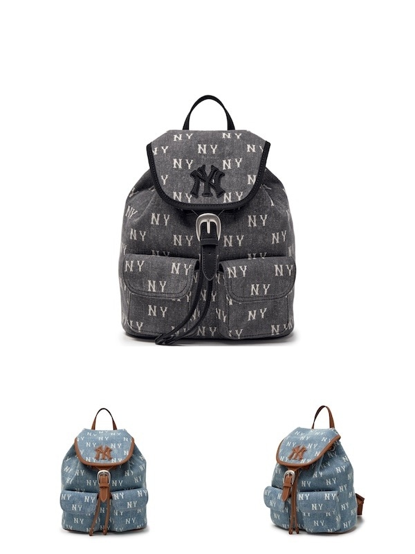 3ABKM065N クラシック モノグラム ビンテージ デニム バックパック ニューヨーク ヤンキース