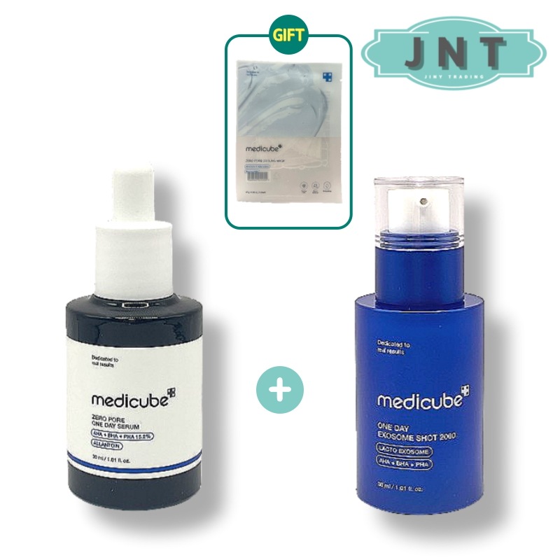 [セット] [1+1] ゼロ毛穴 ワンデイセラム 30ml +ゼロ1DAYエクソソームショット2000 30ml 2個セット水分 保湿 韓国化粧品 韓国美容ギフト
