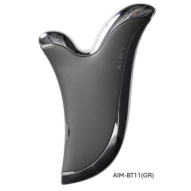 ツカモトコーポレーション　美顔器 温感かっさ フェイスケア ボディケア HEARTUP AiMY ［EMS美顔器 / 国内・海外対応］ グレー　AIM-BT11（GR）