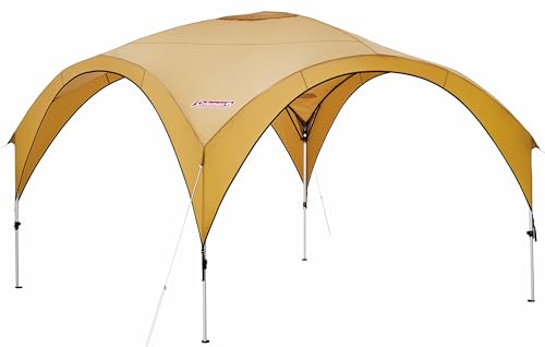 シェード パーティーシェードライト 300 グリーン/ベージュ タープ 日よけ レジャー ワンタッチテント 紫外線カット 頑丈 簡単設営 軽量 熱中症対策 キャンプ アウトドア BBQ ベランダ 防水