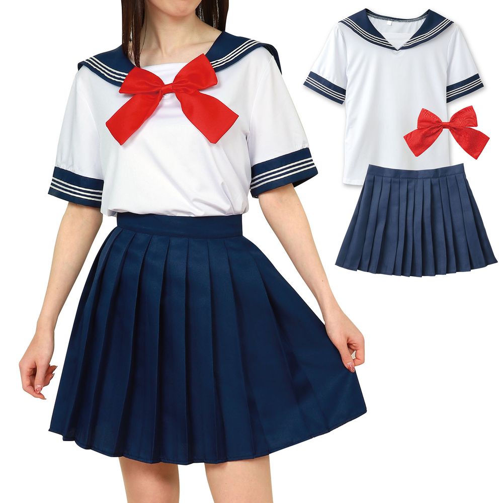 （まとめ買い）セーラー服 Mサイズ 18527 [x3セット]