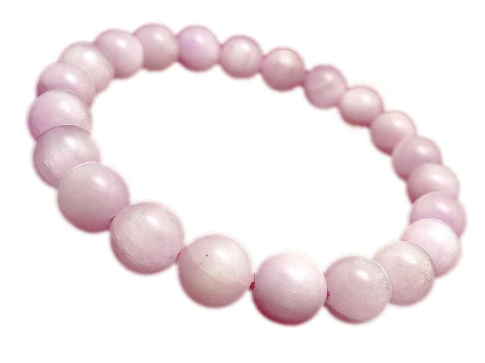 クンツァイト ブレスレット 8mm パワーストーン ブレスレット レディース 天然石 数珠 アクセサリー レディースブレスレット パワーストーンブレスレット 天然石ブレスレット 女性用 ピンク 恋愛運