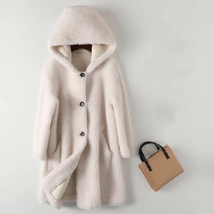 ボアコート レディース 秋 冬 フード付き ボア コート フェイクムートン ボアコート ムートンコート ボア ダッフルコート ロング丈 アウター トレンチコート フードコート 大人可愛い 防寒 トレン