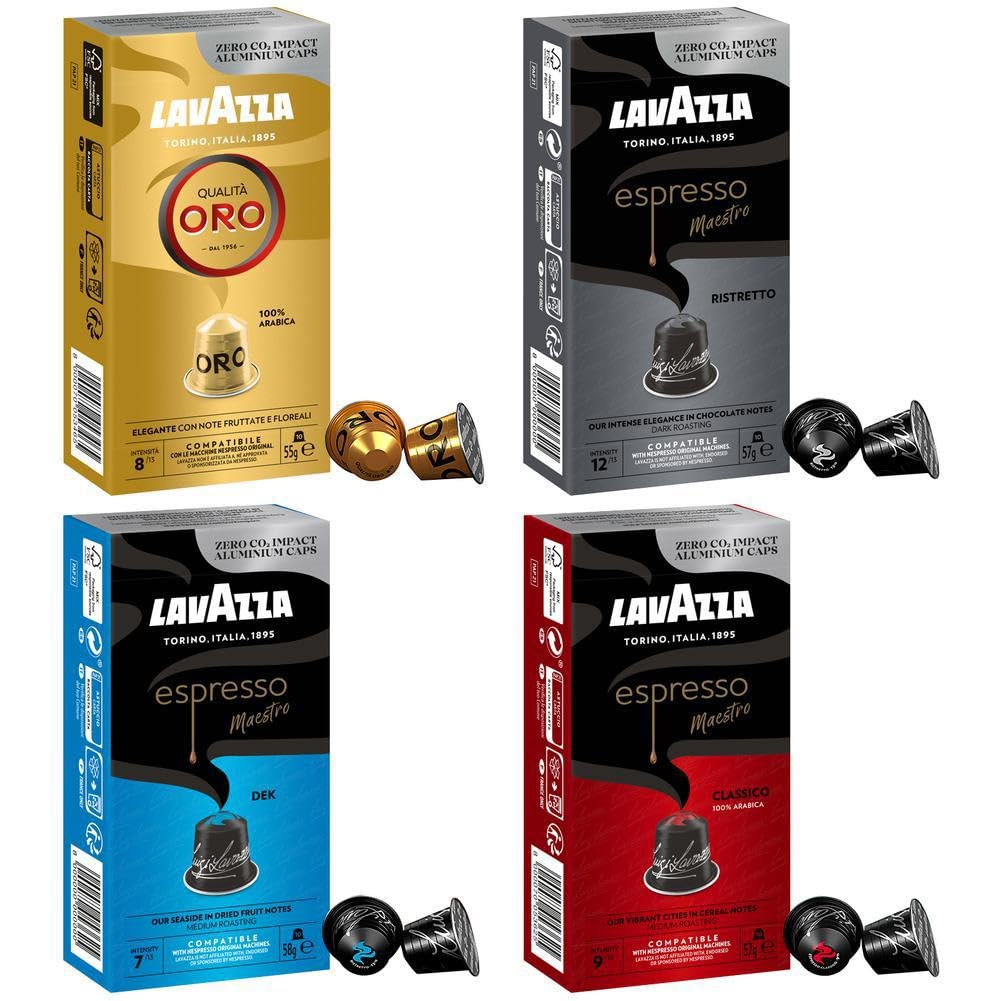 LAVAZZA (ラバッツァ) ネスプレッソ互換 アソート 10カプセル×4種 (オロリストリットクラシコデック) エスプレッソ