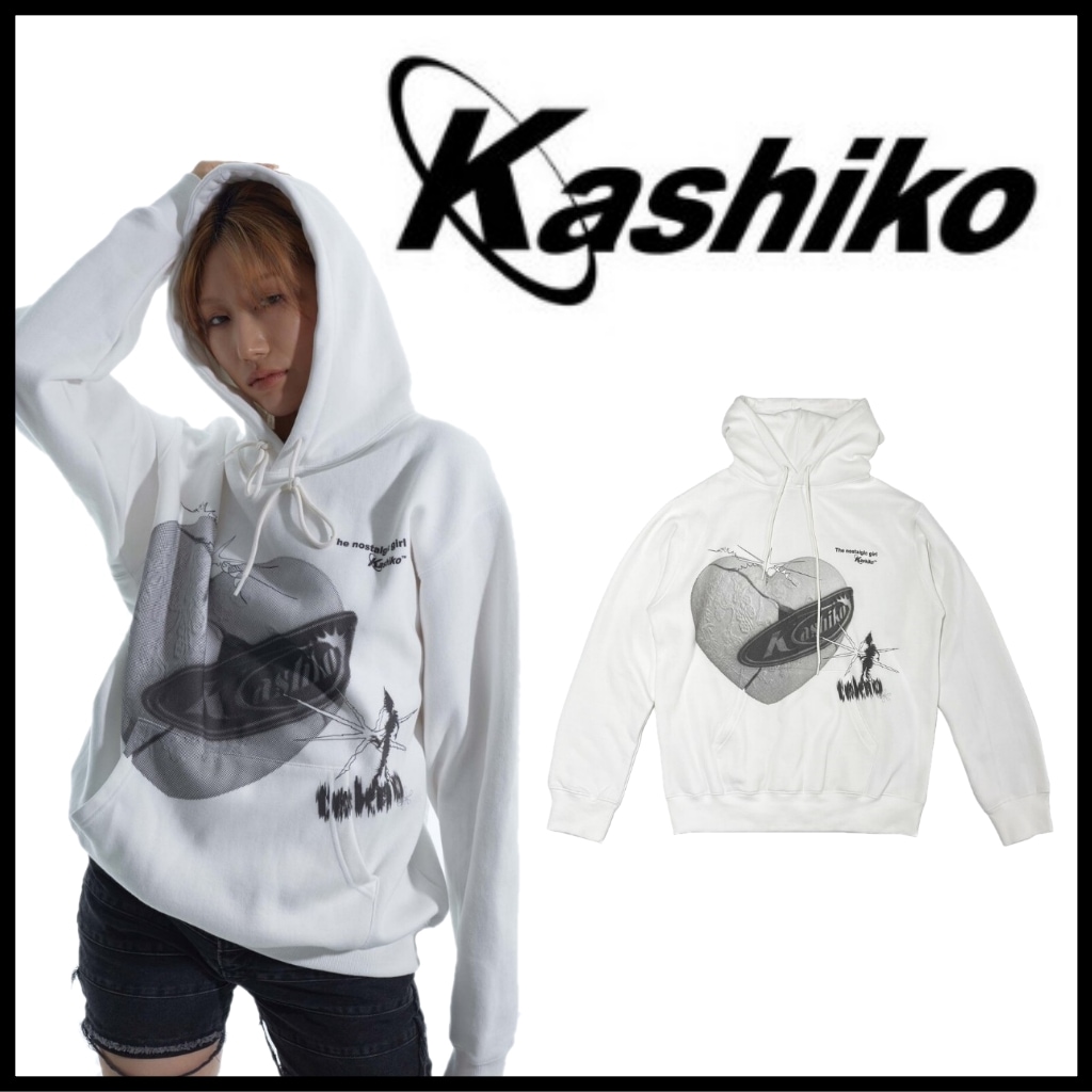 【Kashiko】 KASHIKO LOVE HOODIE 男女兼用 フーディー パーカー