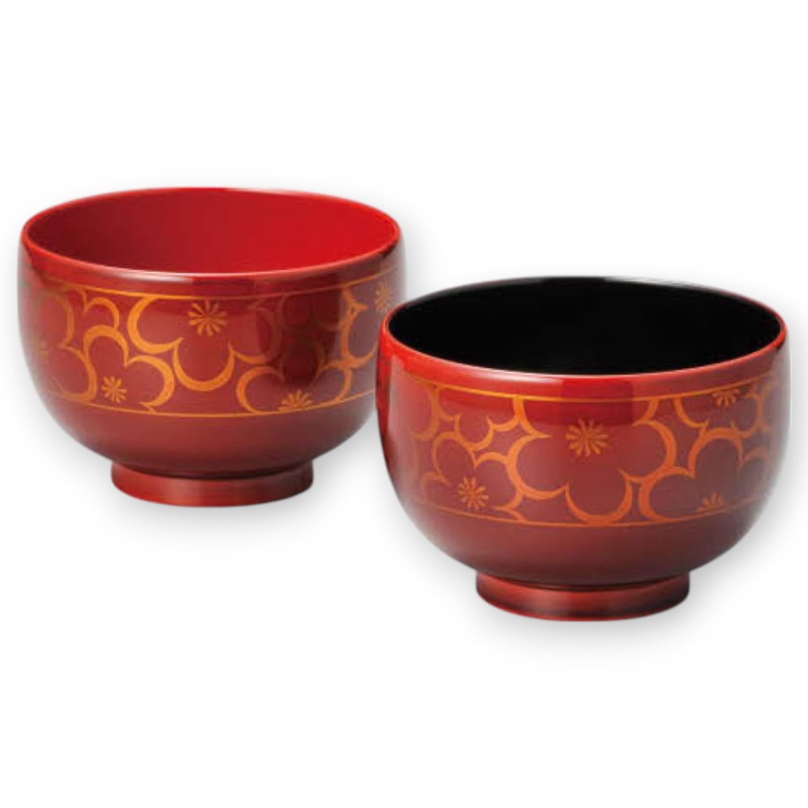J-kitchens 2客セット 漆器 お椀 手塗り うるし PID-528961 日本製