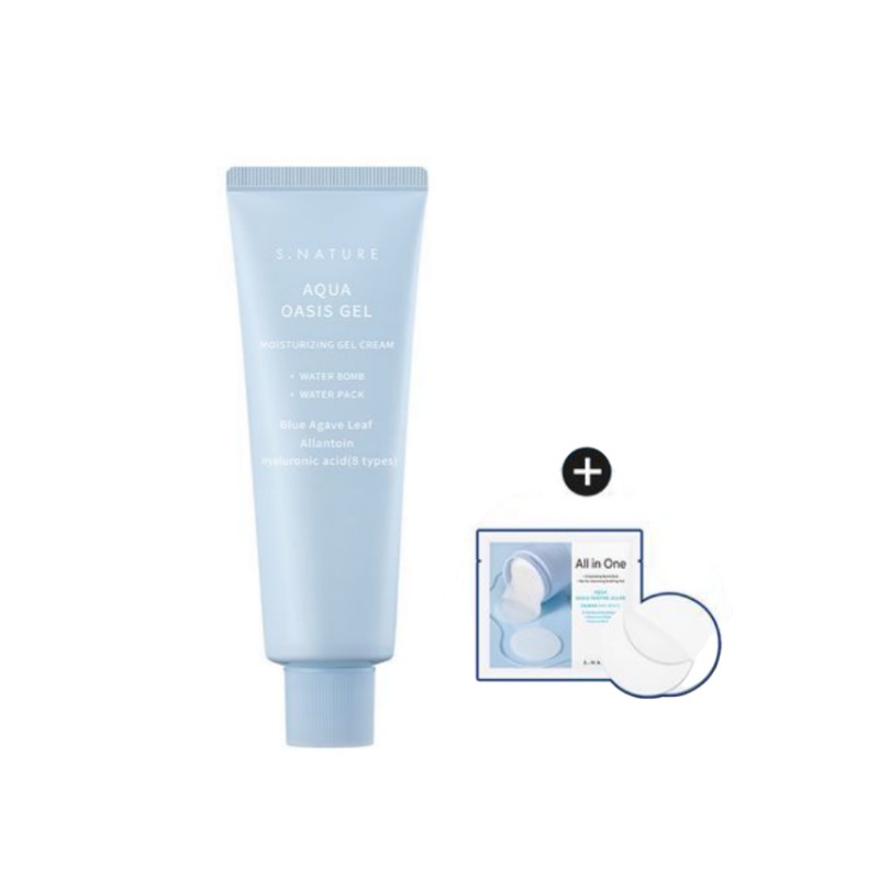 アクアオアシス 水分ジェルクリーム90ml企画（+カミングパッド2枚）