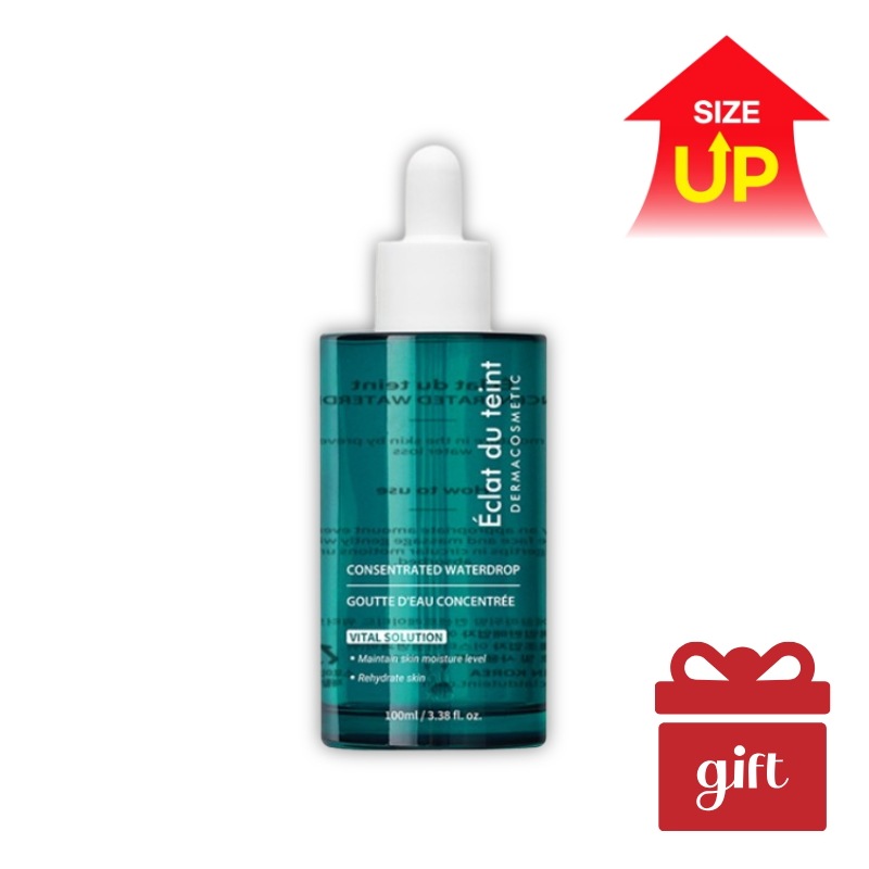 【大容量100ml】 エクラデュタン コンセントレイテッド ウォータードロップ100ml PHA・植物エキス配合／インナードライ対策