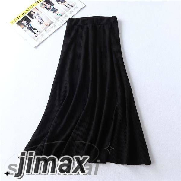 スカート マキシ丈 ミモレ レディース フレア Aライン ゴム マキシスカート 夏秋 体型カバー 伸縮性 ロング スタイル 色ぽい 上品 プレゼント