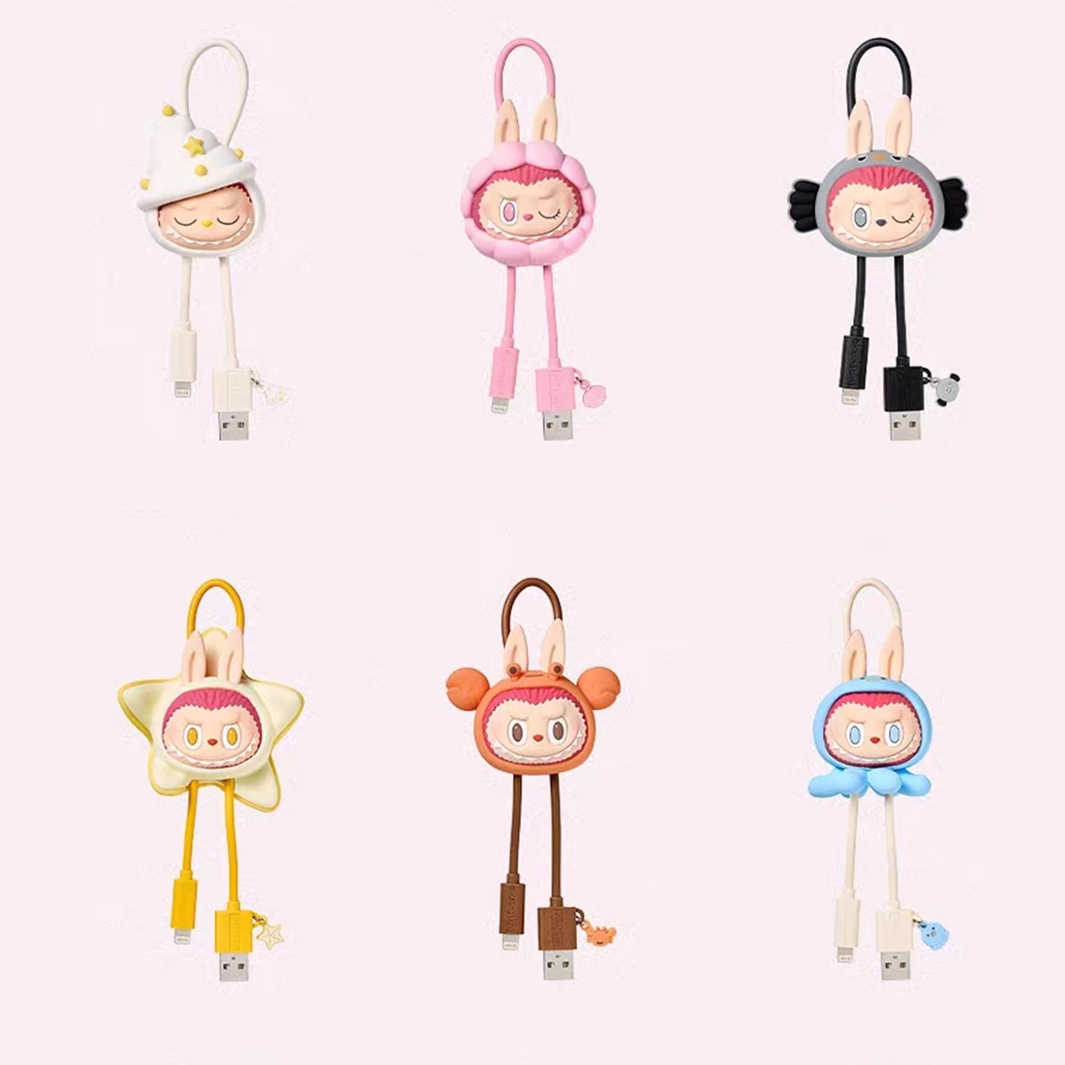 公式正規品POP MART LABUBU THE MONSTERS Cable USBケーブル 充電 充電用データケーブル ライトニングケーブル携帯電話充電線充電ケーブルガチャポン ブラインドボックス