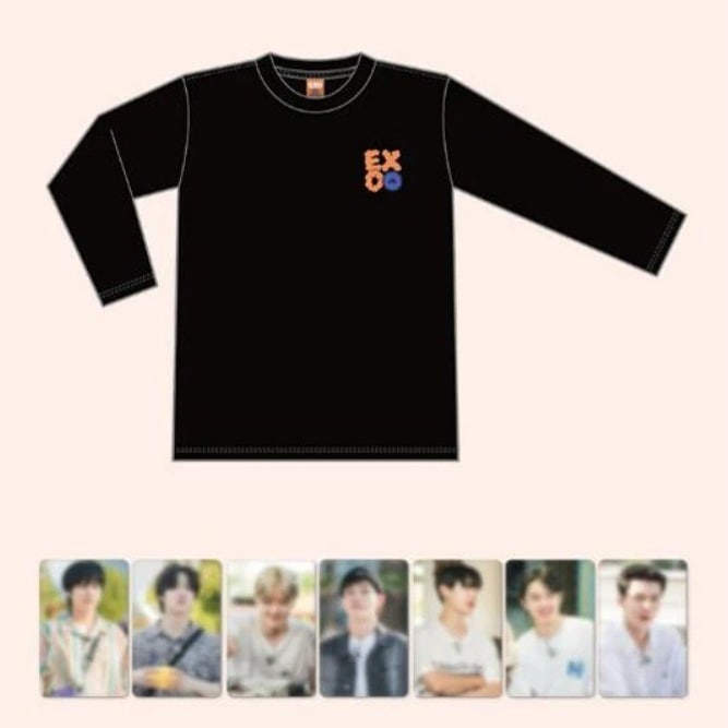EXO BOARD LONG SLEEVE + PHOTOCARD - EXOs Travel the World On a Ladder