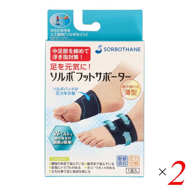 ソルボフットサポーター 2個セット
