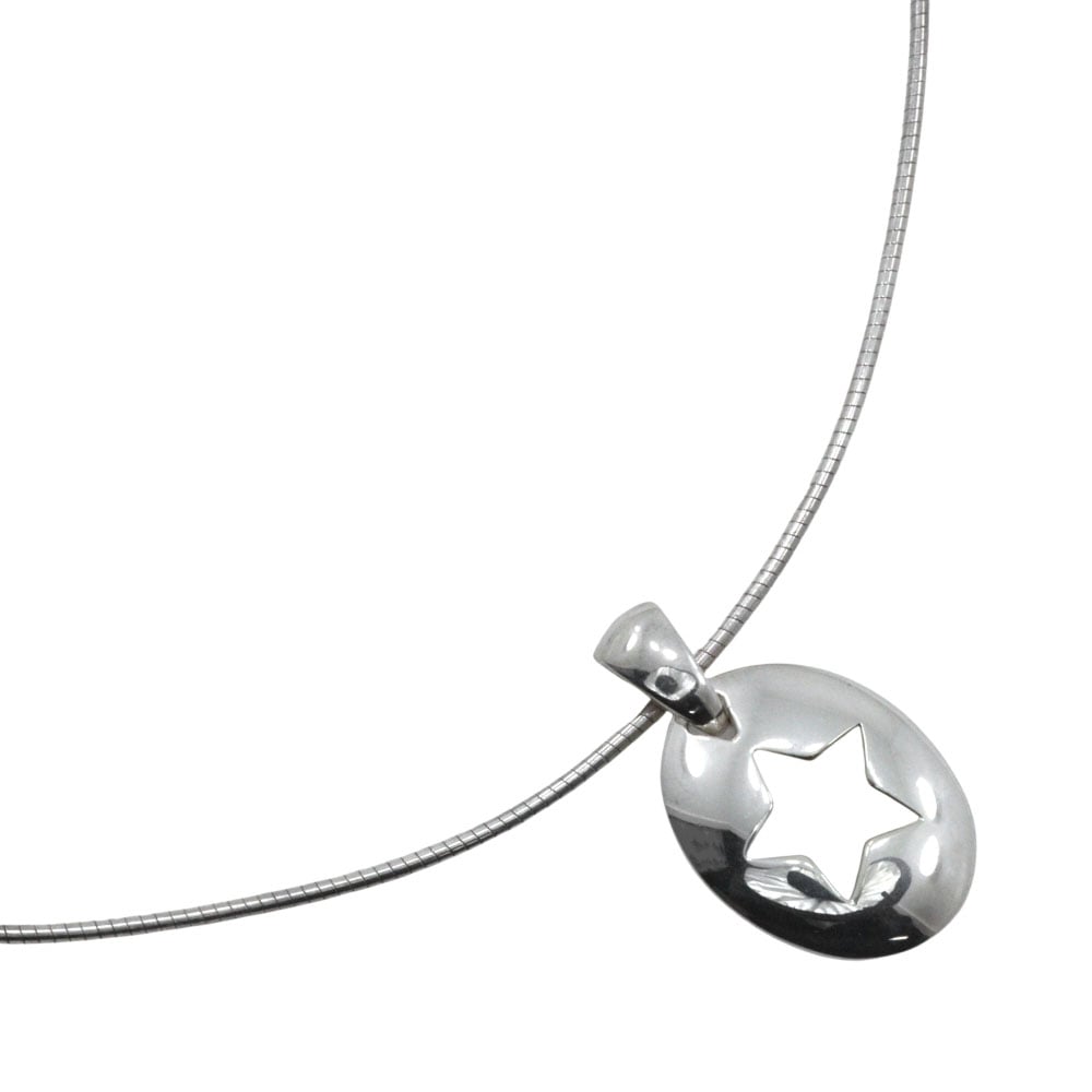 ピアストスター チョーカー ネックレス シルバー925 約9.7g レディース 中古品 Aランク