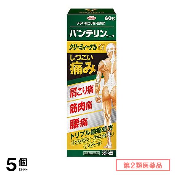 第２類医薬品 コーワクリーミィーゲルα 60g 5個セット