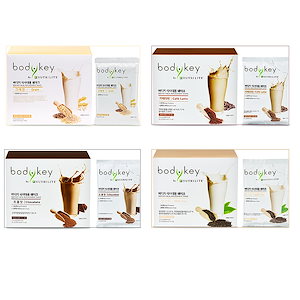 NUTRILITE Bodykey[バディキー食事代用シェイク 14包] 4種選択可 グレイン/カフェラテ/チョコ/ミルクティー置き換えダイエット 韓国 人気