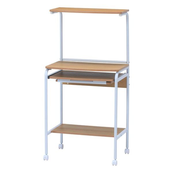 シンプルＰＣデスク フィット 幅60cm ナチュラル PD192-1NA/WH