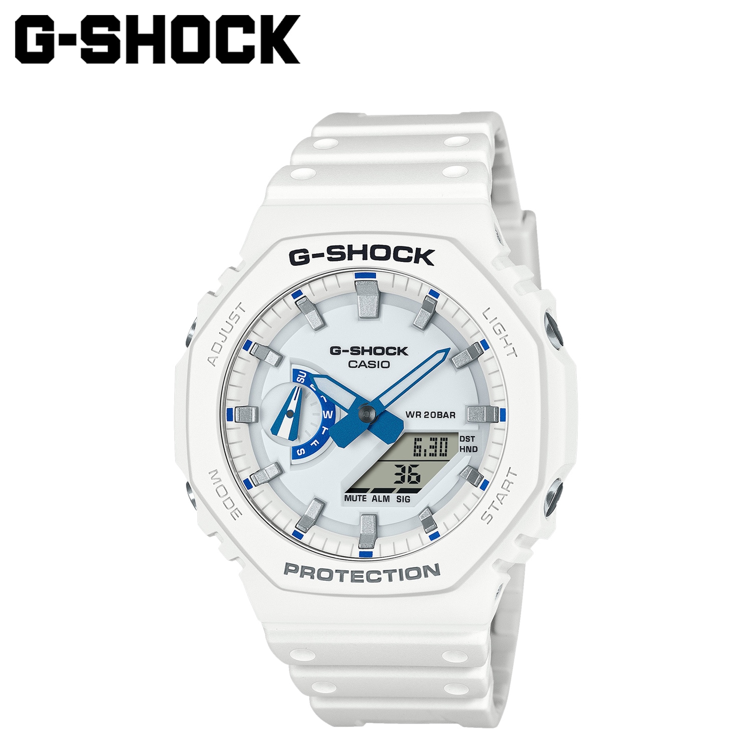 G-SHOCK 腕時計 GA-2100HDS-7AJF 2100 防水 ジーショック Gショック G-ショック メンズ レディース ホワイト 白
