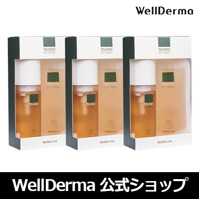 【3個セット】ティーツリースーディングバブルトナー150ml+詰め替え用100mlセット【ヨモギ, ティーツリー, ツボクサ, 化粧水, 鎮静】