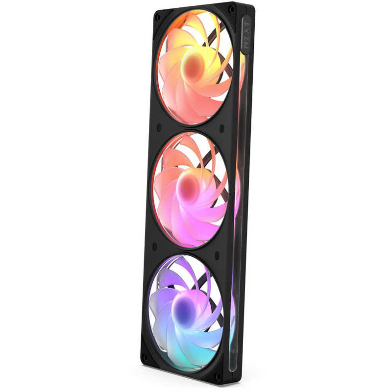 NZXT　ケースファン シングルフレーム リバースモデル F360 RGB REVERSE(2026)［ 360mm / 2200RPM(ファン1基あたり) ］ ブラック　RF-R236R-BF
