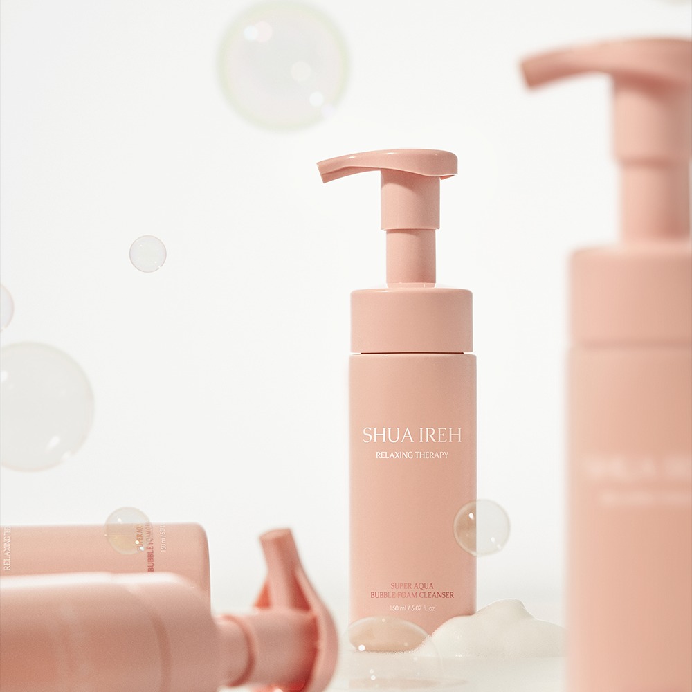 [SHUA IREH]【韓国公式製品】 スーパーアクア バブルフォーム クレンザー (150ml) + マスクパック追加贈呈