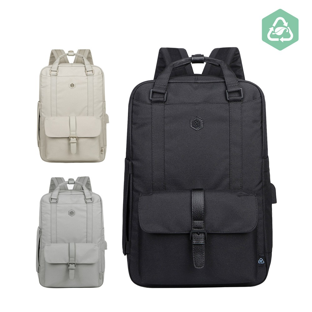 【正規輸入販売代理店】リュック ビジネスリュック ブランド おしゃれ ノルディス Nordace Eclat Re:Life スマートバックパック ND1099 19.5L 旅行 コンパクト パソコン