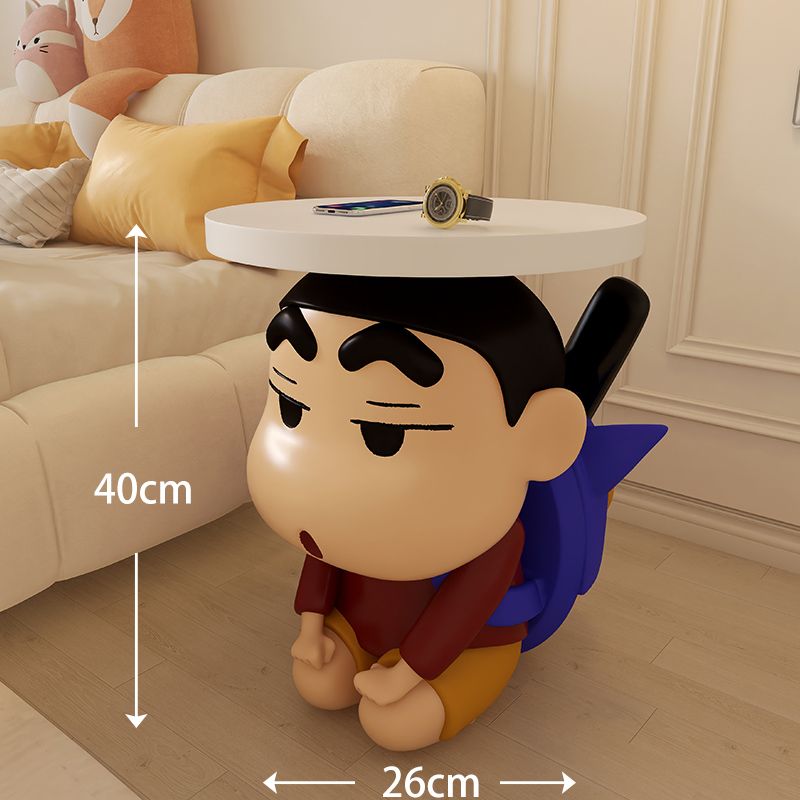 クレヨンしんちゃん しんちゃん＆ぼーちやん サイドテーブル 50cm クレヨンしんちゃん しんちゃん＆ぼーちやん サイドテーブル