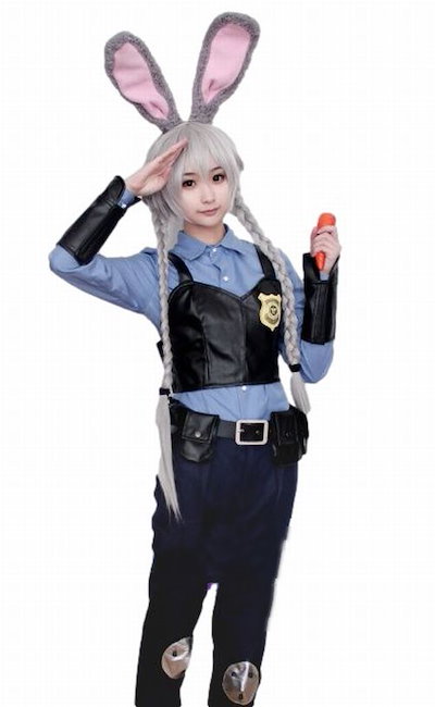 ジュディ・ホップス　コスプレ衣装 Qoo10] ジュディホップス 風 コスチューム コス