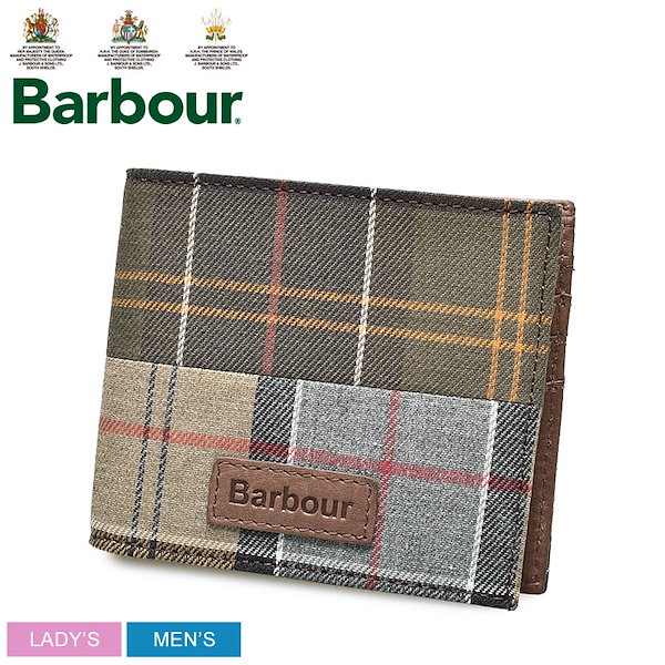 BARBOUR バブアー 財布 ミックスドタータン ビルフォルドウォレット MAC0250 MI11 メンズ レディース