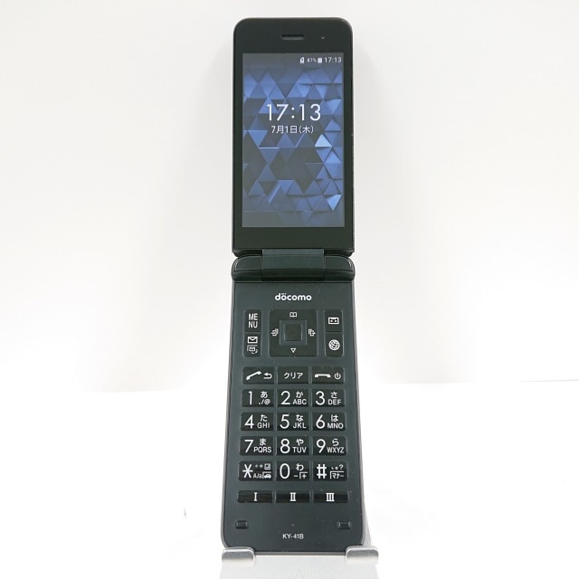 DIGNO ケータイ ベーシック KY-41B ドコモ ブラック 送料無料 本体 c09048 【中古】