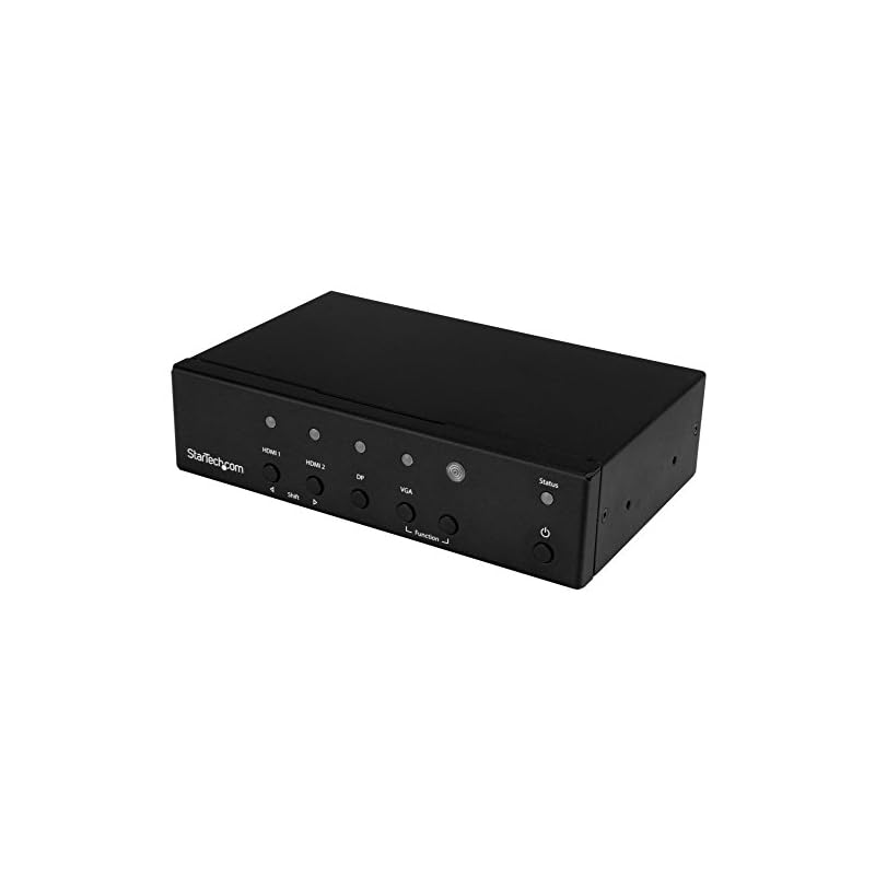 StarTech.com マルチフォーマット対応自動切替器 (HDMI出力) DisplayPort/VGA/2x HDMI入力 - 4K HDMI出力スイッチャーコンバータ HDVGADP2HD 63,531円
