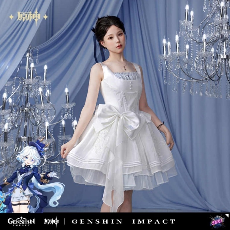 【プロ品質を極める!】原神 グッズ / フリーナ インプレッションシリーズ / ワンピース / Genshin Impact Furina 芙宁娜 げんしん コスプレ