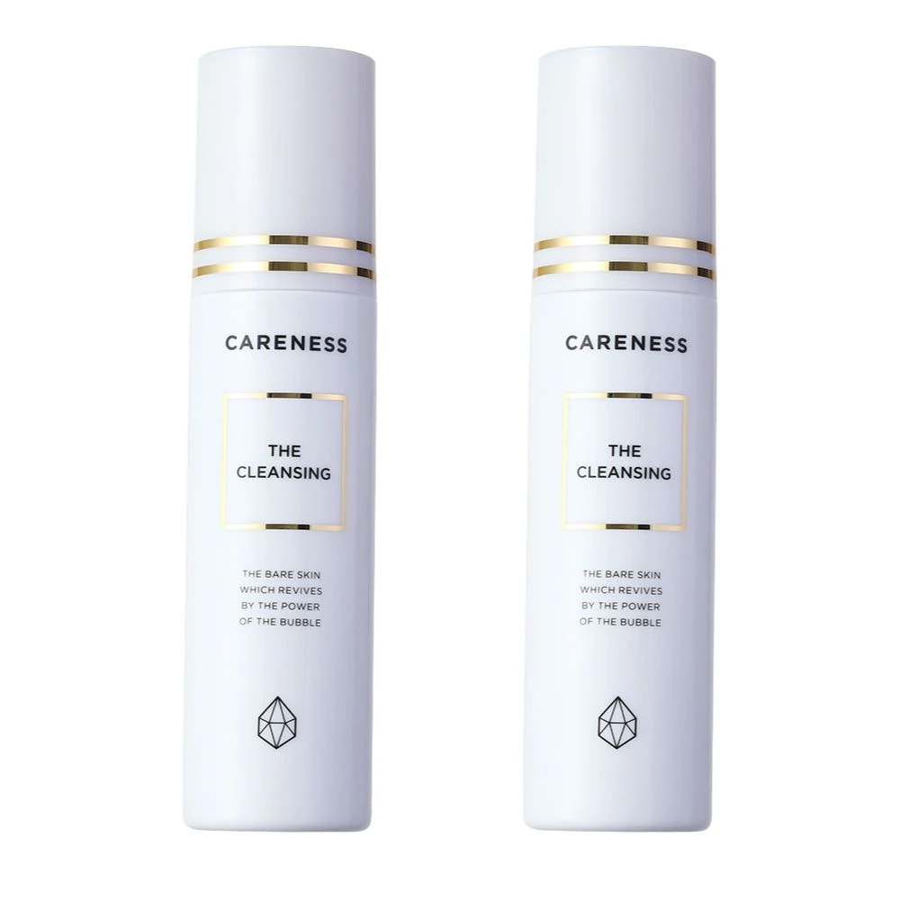 [国内正規品] ケアネス ザ クレンジング 2個セット 150ml ×2 CARENESS 洗い流すだけ クレンジング 時代 もう終わり 摩擦レス ジェル 泡に変化 メイク すっきり 洗い心地 植物