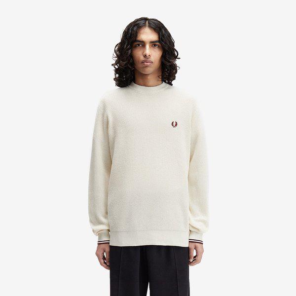 [シャープ] ワッフルステッチニット - エクリュ AFPM2536507-560