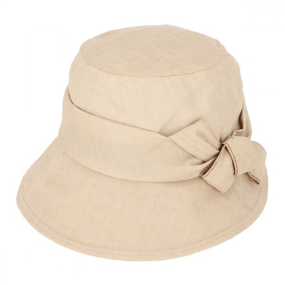 (ジセン) リネンリボンハット LAAPM501_BE 6,455円