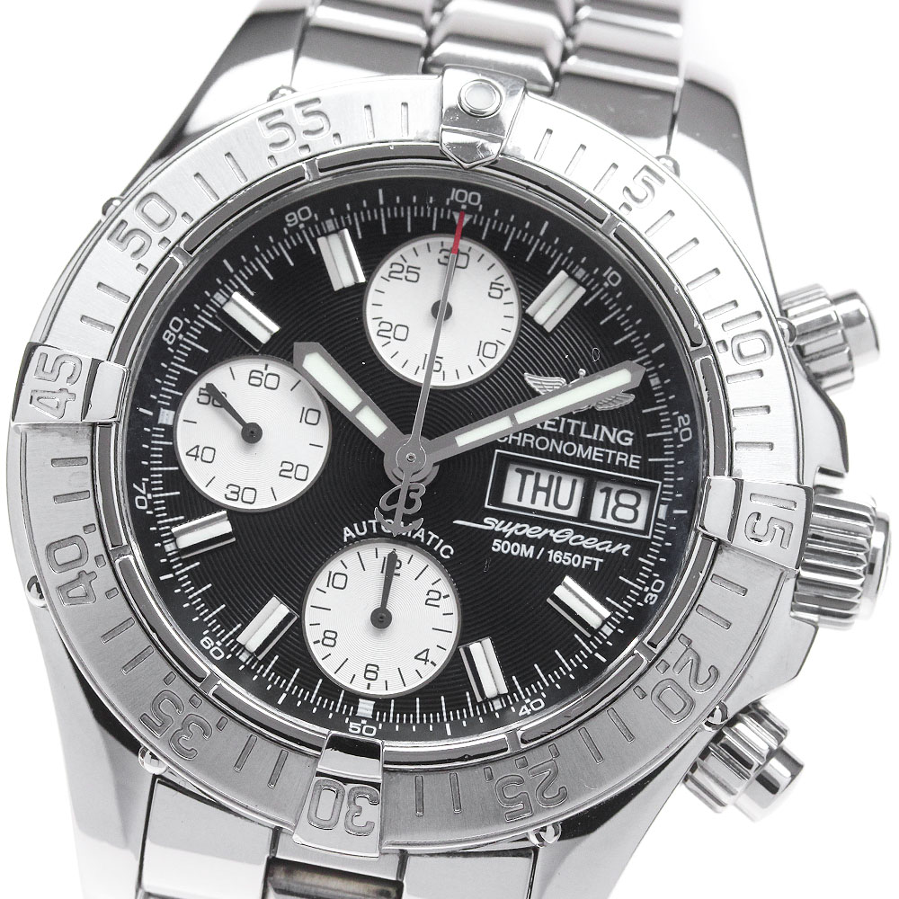 ブライトリング BREITLING A13340 スーパーオーシャン クロノグラフ デイデイト 自動巻き メンズ _842730【中古】