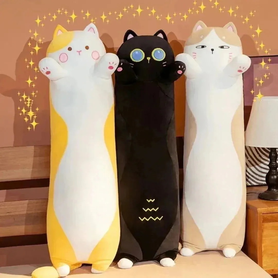 大きな猫枕女の子足で寝る横向き寝ロング枕ベッド枕男の子マタニティクッション1375