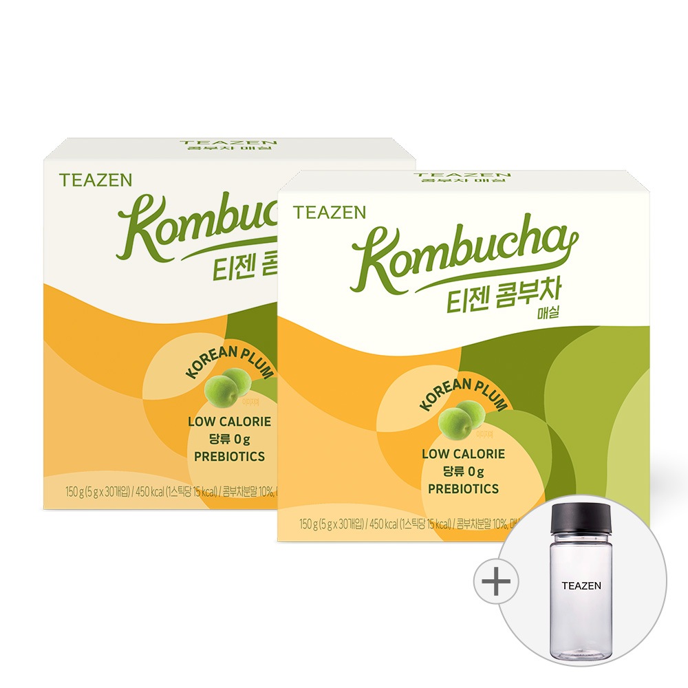 コンブ茶 梅 30本 x 2箱 計60本 + ボトル 350ml