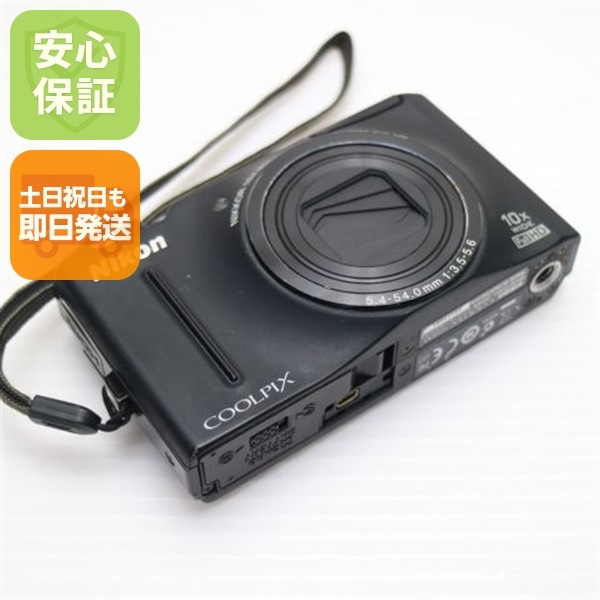 美品 COOLPIX S8100 ノーブルブラック Nikon デジカメ 186