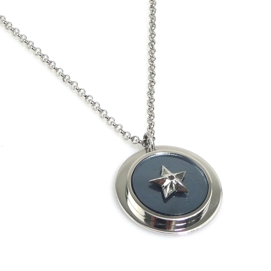 クリスチャンディオール Christian Dior ネックレス メタル シルバー レディース r10759j