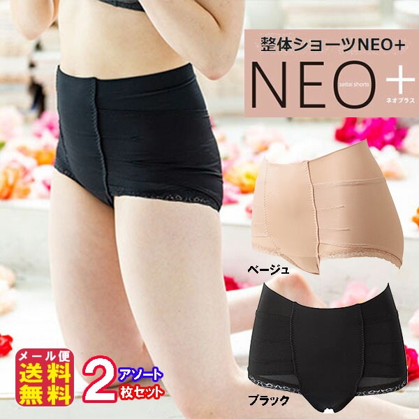 整体ショーツ NEO+(ネオプラス)(2枚セット) 整体パンツ 腰痛対策 女性用 骨盤補正