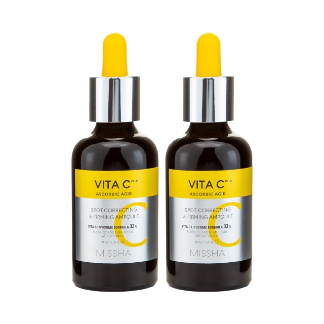 [1+1] ミシャ ビタCプラス ジョブティーシー 弾力アンプル 40ml/シミケア/トーンケア/韓国美容液