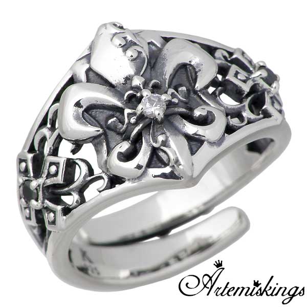 アルテミスキングス ARTEMIS KINGS リリィ クラウン シルバー リング キュービック 指輪 アクセサリー 1119号 シルバー 925 スターリングシルバー AKR0032