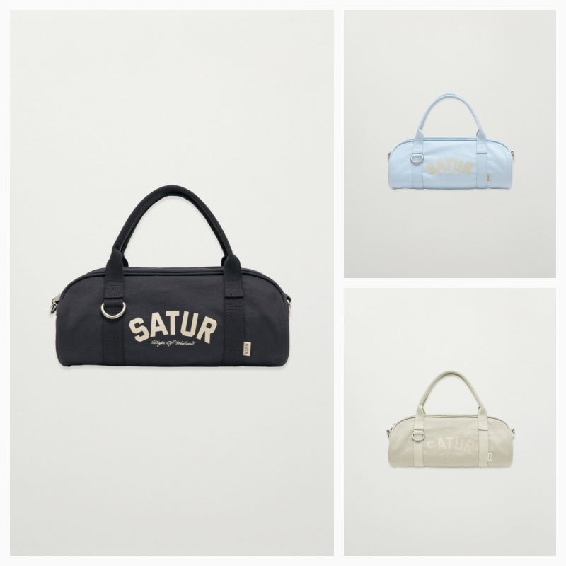 【SATUR】 26SS (W) CANVAS MINI DUFFLE BAG : 3COLORS