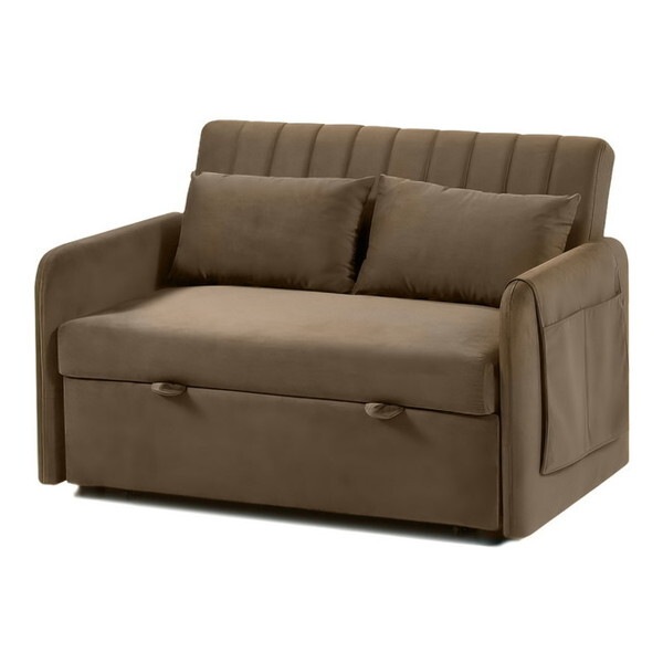 アーバン通商 USB付3WAYソファベッド YJ-1082-ブラウン メーカー直送