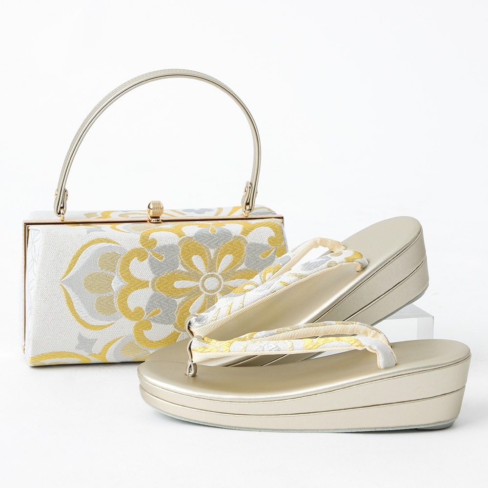 草履バッグセット 礼装 西陣織 帯地 日本製 留袖用 結婚式用 礼装用 準礼装 和装 卒業式 入学式