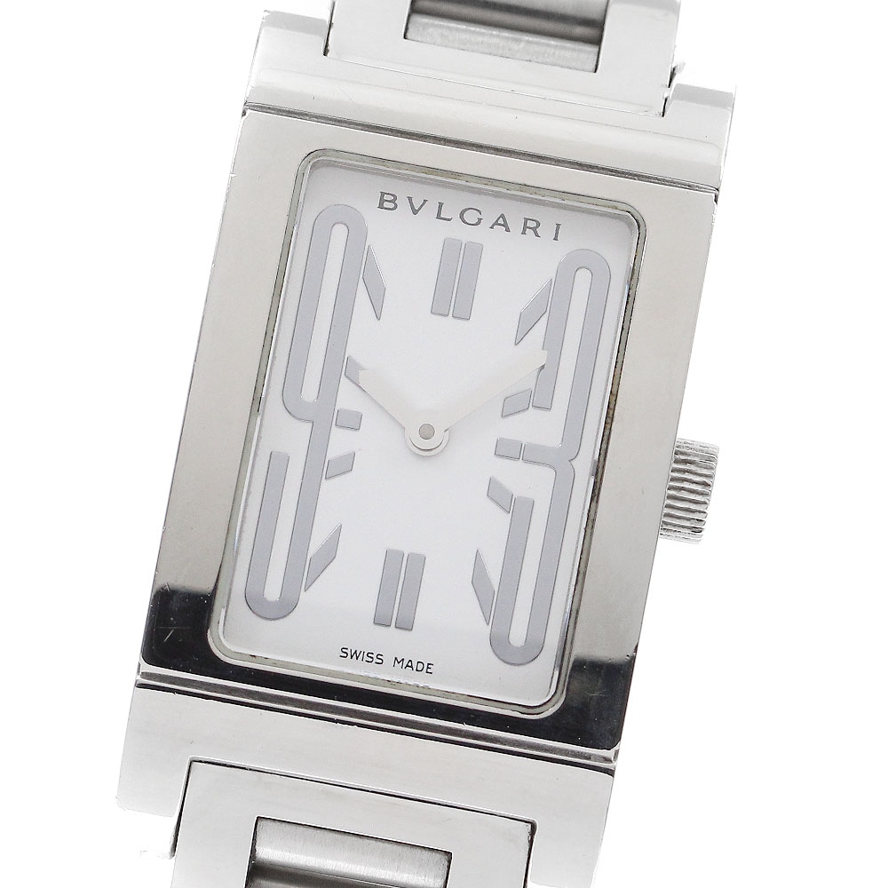 ブルガリ BVLGARI RT39S レッタンゴロ クォーツ レディース _897464【中古】