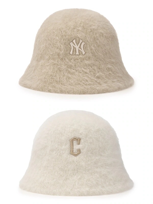 3AHTB0846韓国限定販売 冬の新商品 ベーシック アンゴラ ニット ドームハット ニューヨーク ヤンキース 8,428円