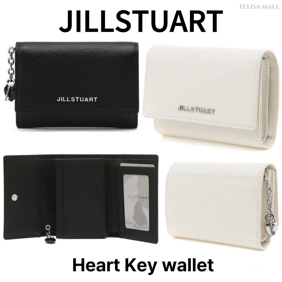 [JILLSTUART] heart Key wallet キーチャーム ３段折り財布 女性人気 11,684円