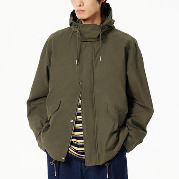 [MEN] ドロップショルダーフード付きボンバージャケット 9154313811 2種 1択