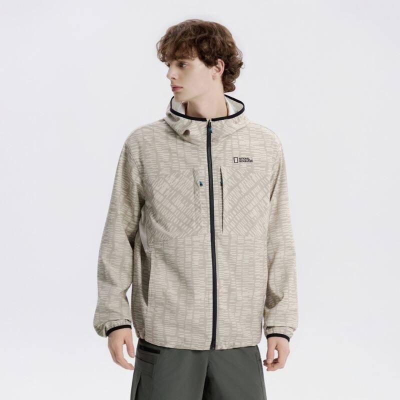 ナショナルジオグラフィック NATIONALGEOGRAPHIC N262MJP510 [NRN] 通気性軽量フーデッドジャケット SILVER BIRCH N262MJP510009 420117